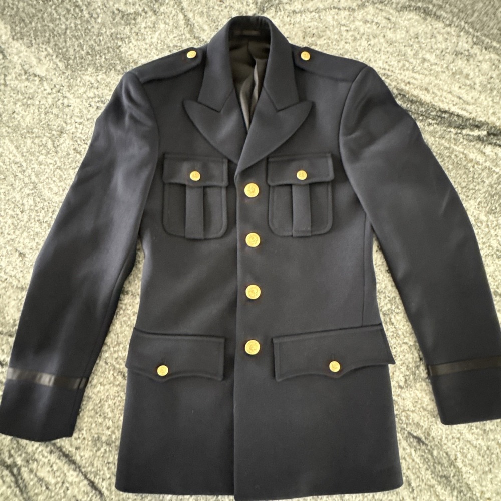 ANCHOR Navy Blue UNIFORM 710BL WOMEN CLASS A TALL SINGLE BREASTED Gold Buttons